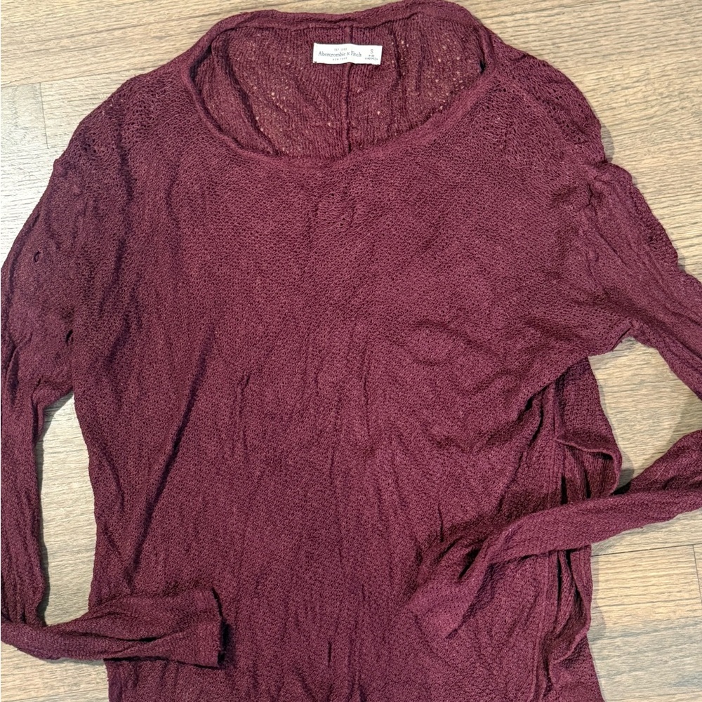 Abercrombie & Fitch y2k Sheer Layering Piece- Size Small